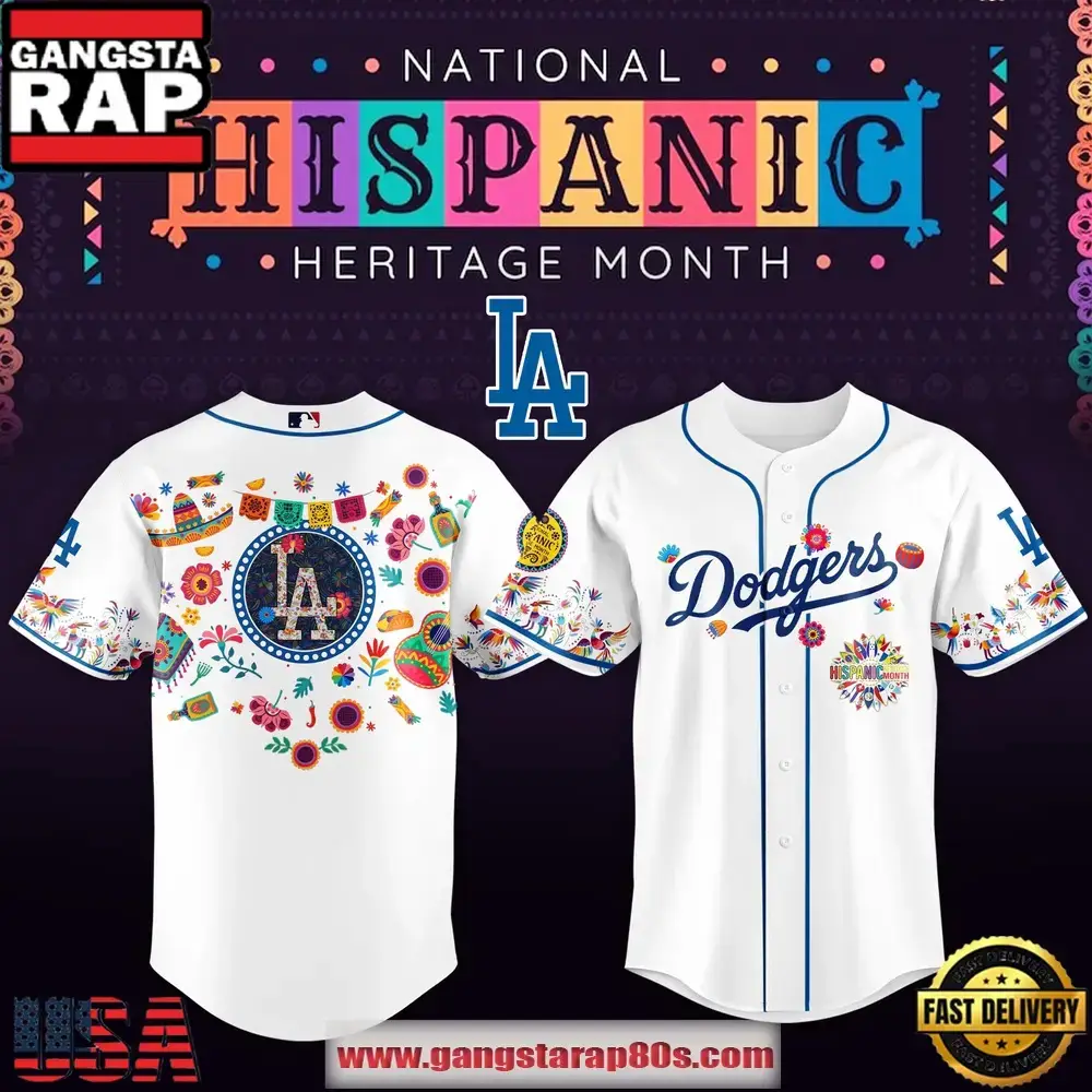 MLB Los Angeles Dodgers X Hispanic Heritage Special Edition Baseball Jersey Image