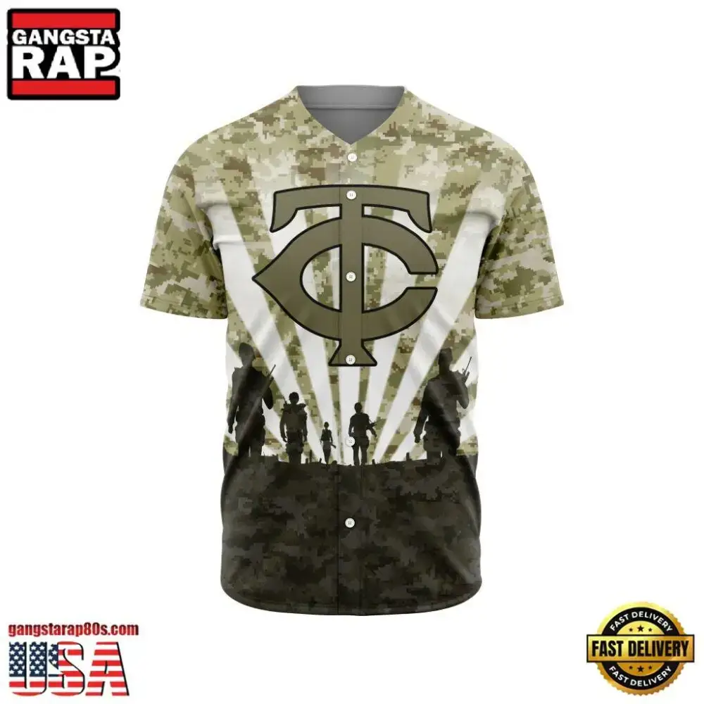 MLB Minnesota Twins Veterans New Design Baseball Jersey Image