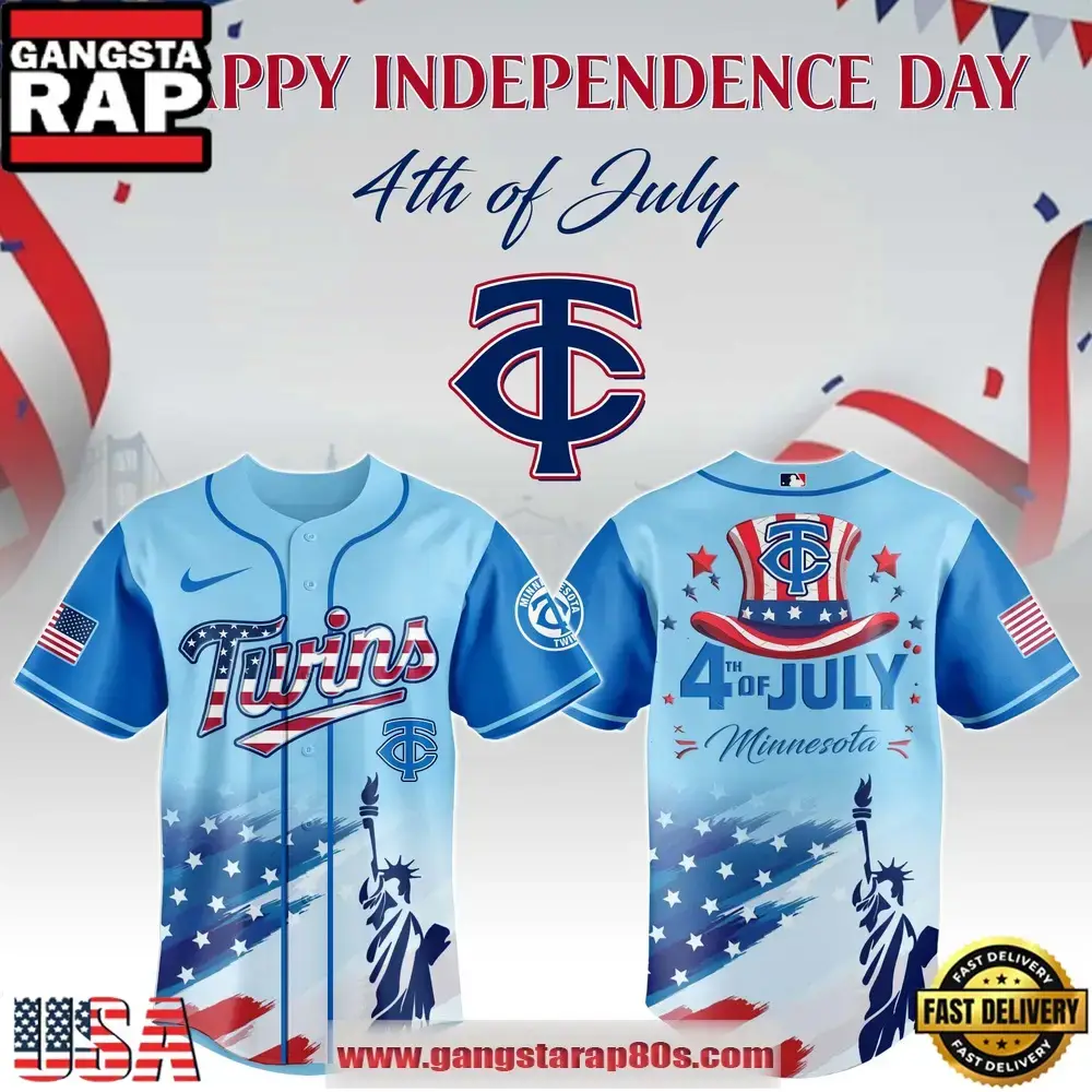 MLB Minnesota Twins X Independence Day Special Edition Baseball Jerseys Image