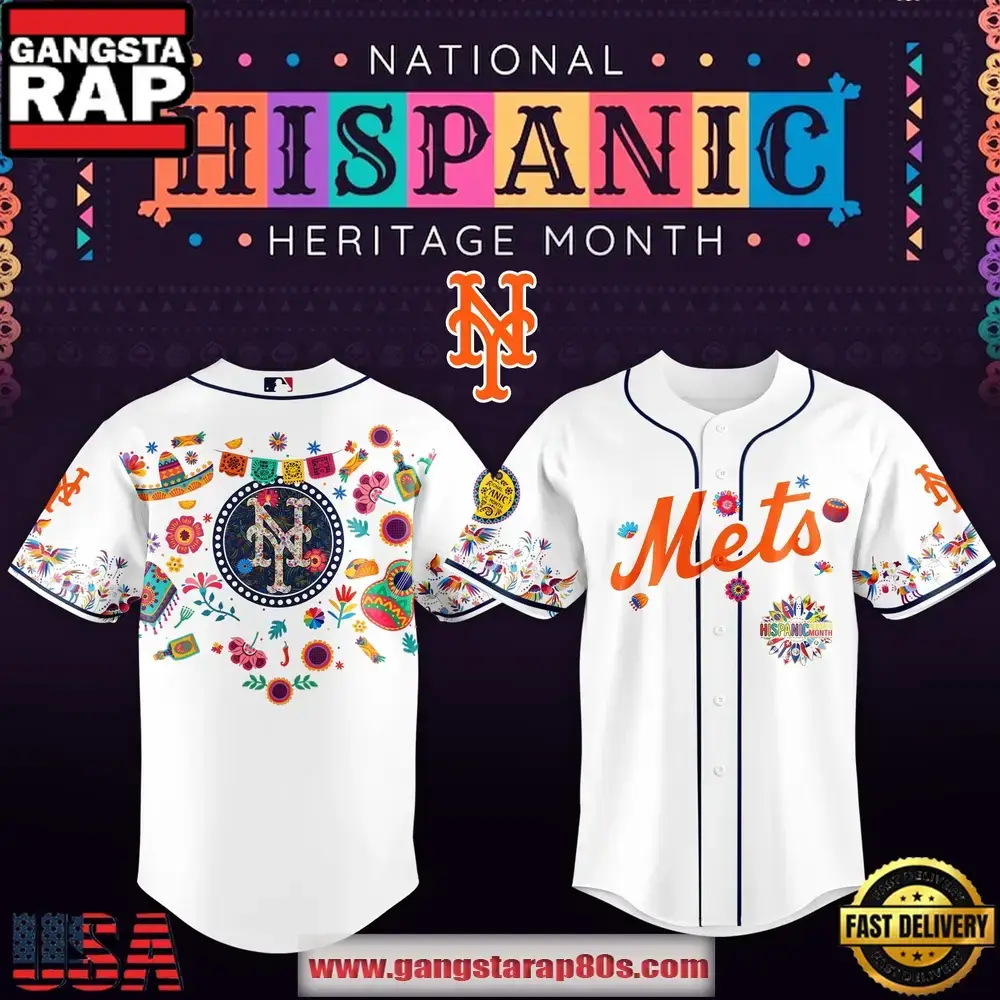 MLB New York Mets X Hispanic Heritage Special Edition Baseball Jersey Image