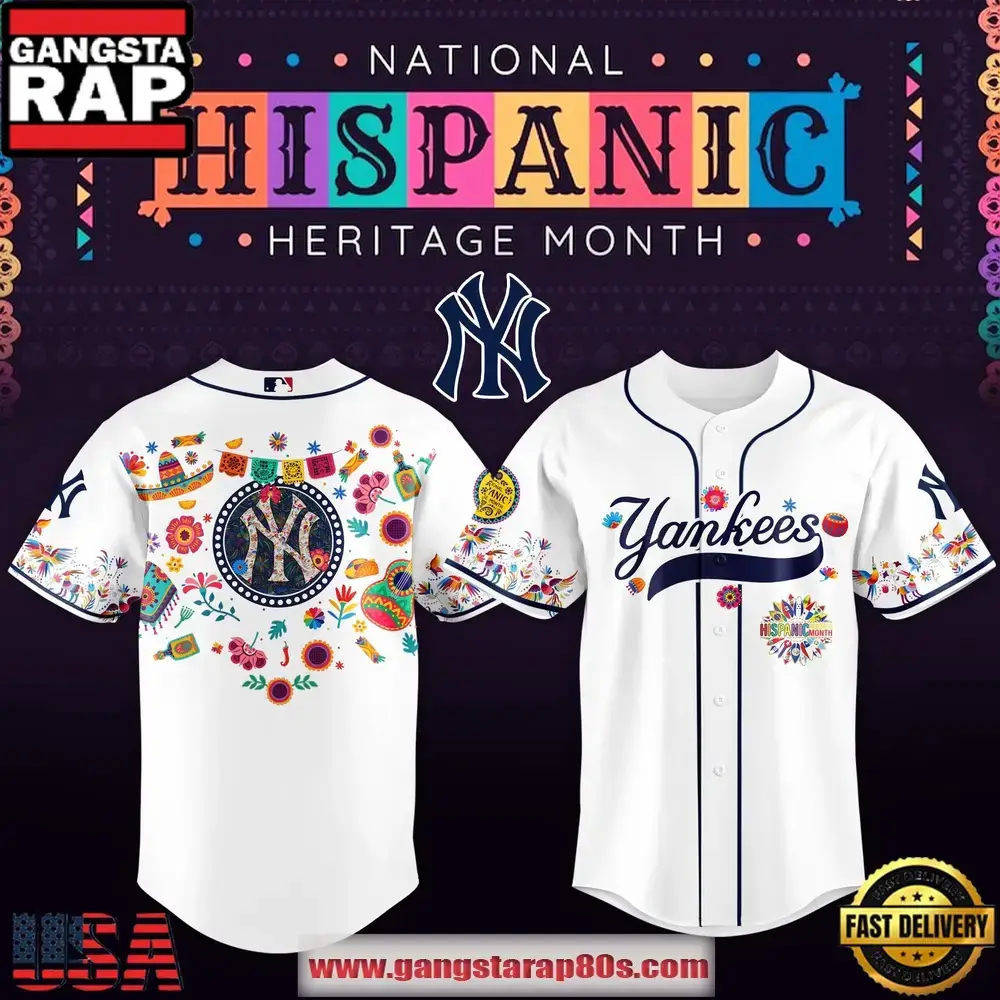 MLB New York Yankees X Hispanic Heritage Special Edition Baseball Jersey Image