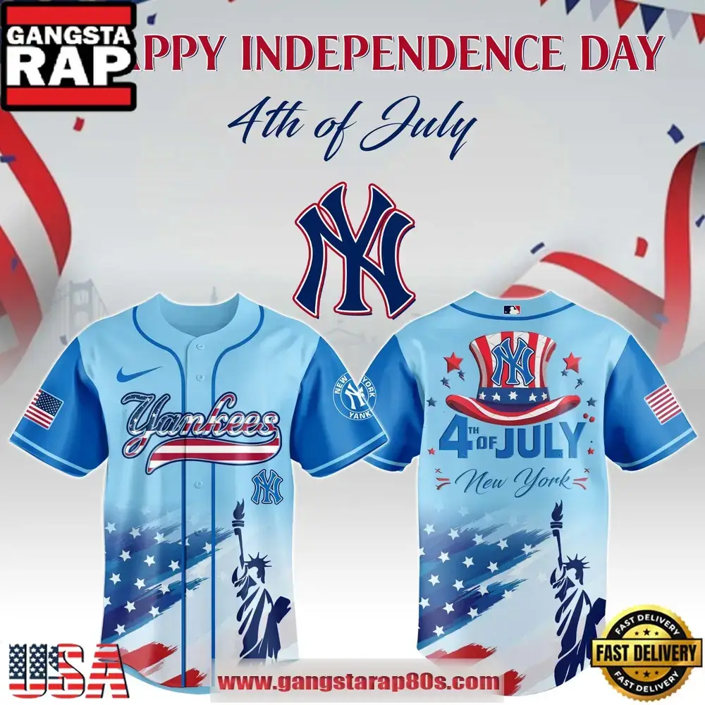 MLB New York Yankees X Independence Day Special Edition Baseball Jerseys Image