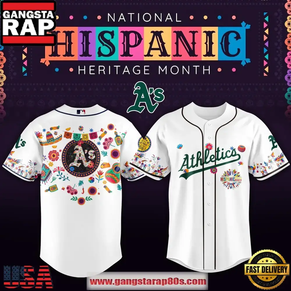 MLB Oakland Athletics X Hispanic Heritage Special Edition Baseball Jersey Image