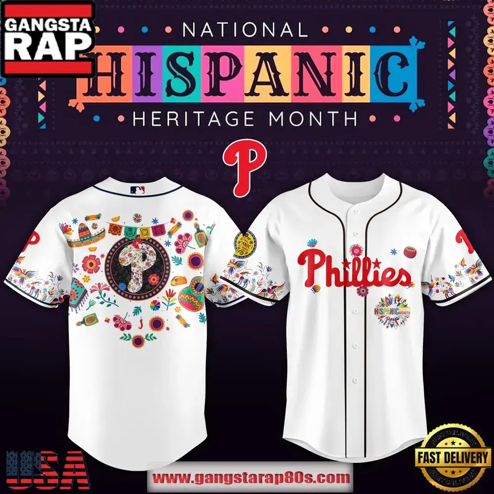 MLB Philadelphia Phillies X Hispanic Heritage Special Edition Baseball Jersey Image