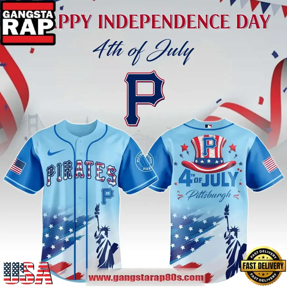 MLB Pittsburgh Pirates X Independence Day Special Edition Baseball Jerseys Image