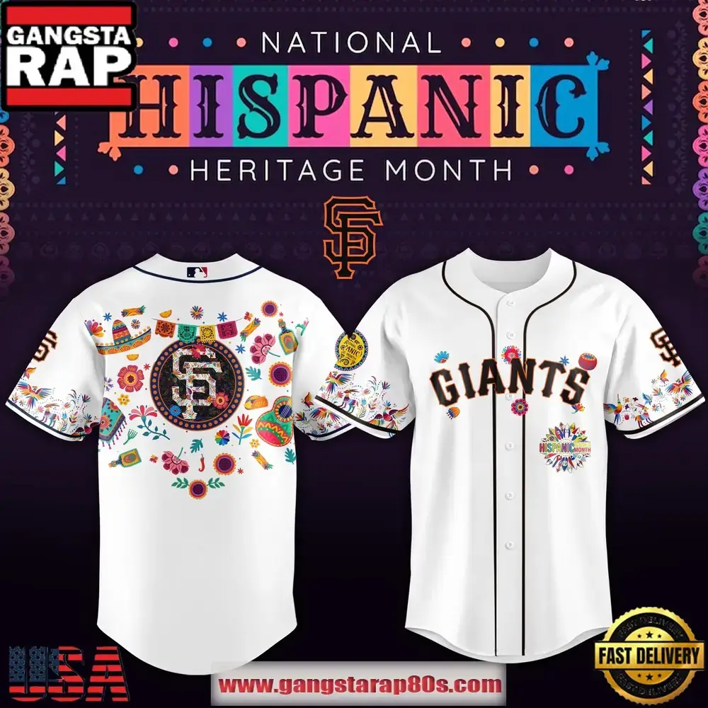 MLB San Francisco Giants X Hispanic Heritage Special Edition Baseball Jersey Image