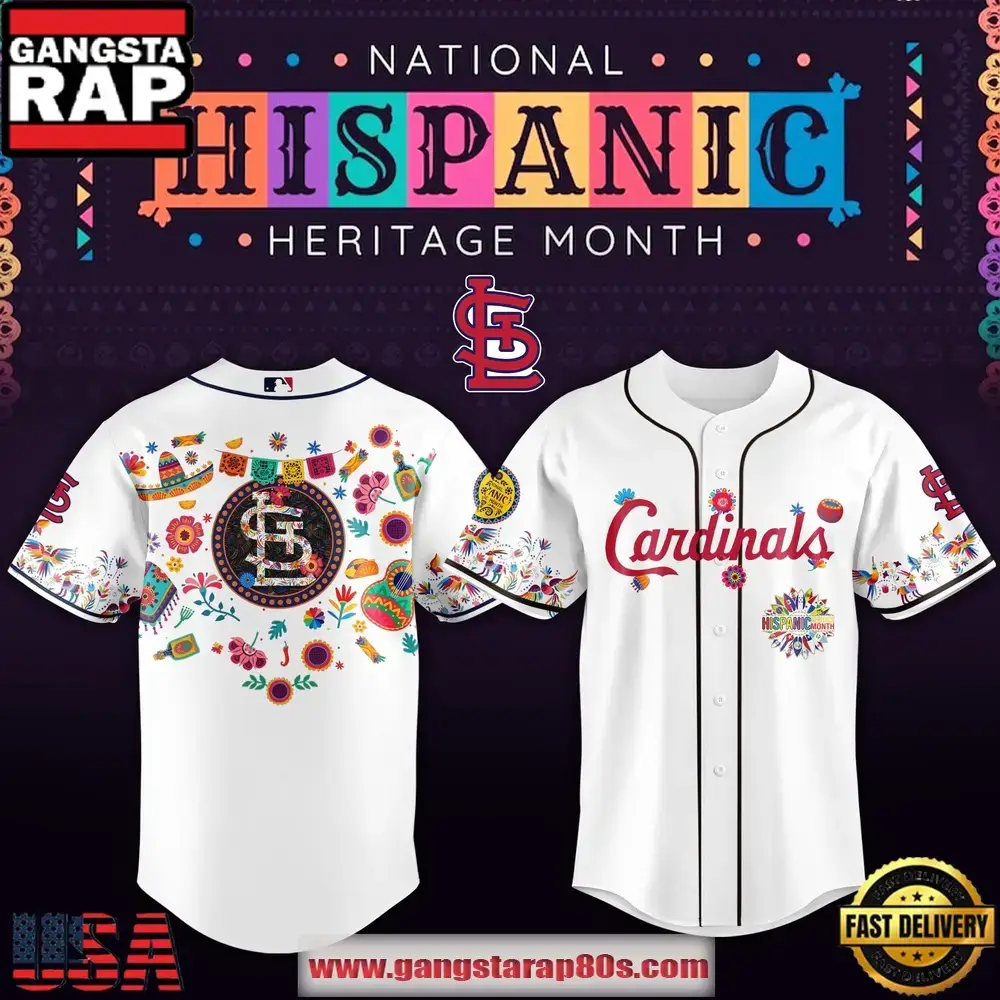 MLB St. Louis Cardinals X Hispanic Heritage Special Edition Baseball Jersey Image