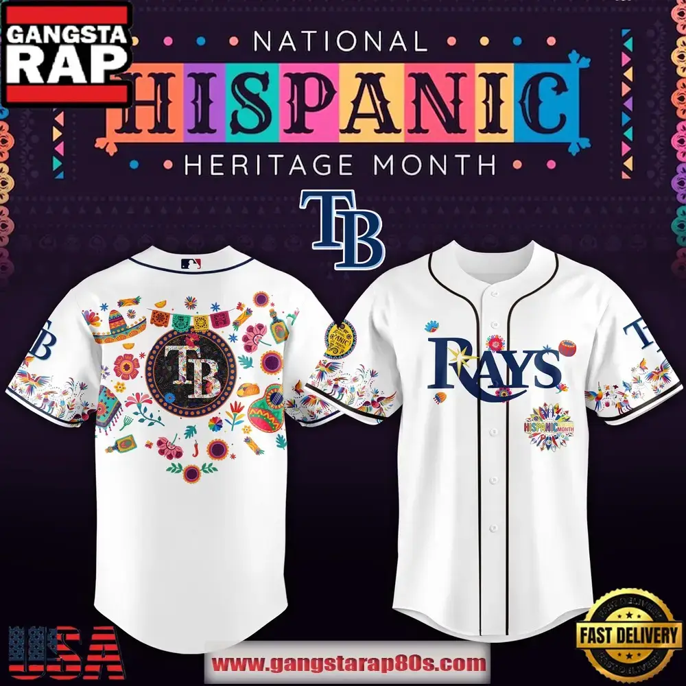 MLB Tampa Bay Rays X Hispanic Heritage Special Edition Baseball Jersey Image