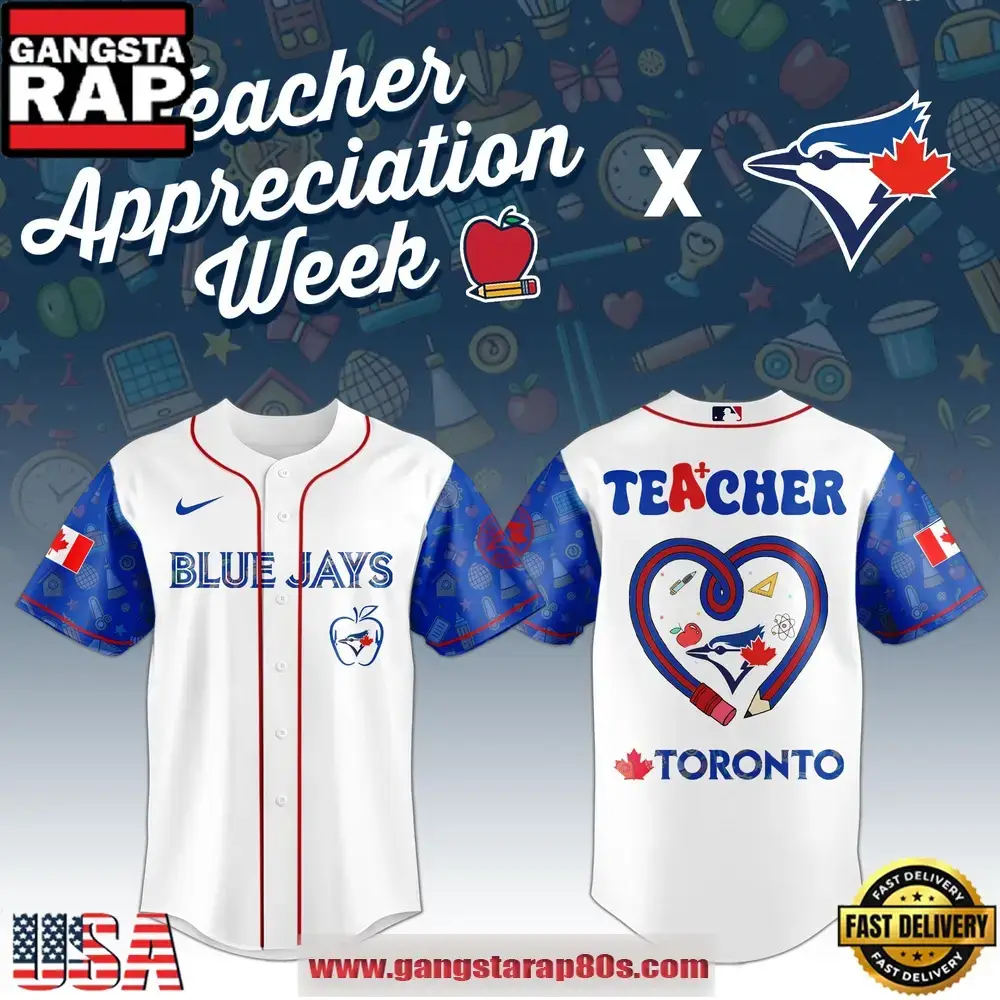MLB Toronto Blue Jays X Teacher Appreciation Week Special Edition Baseball Jersey Image