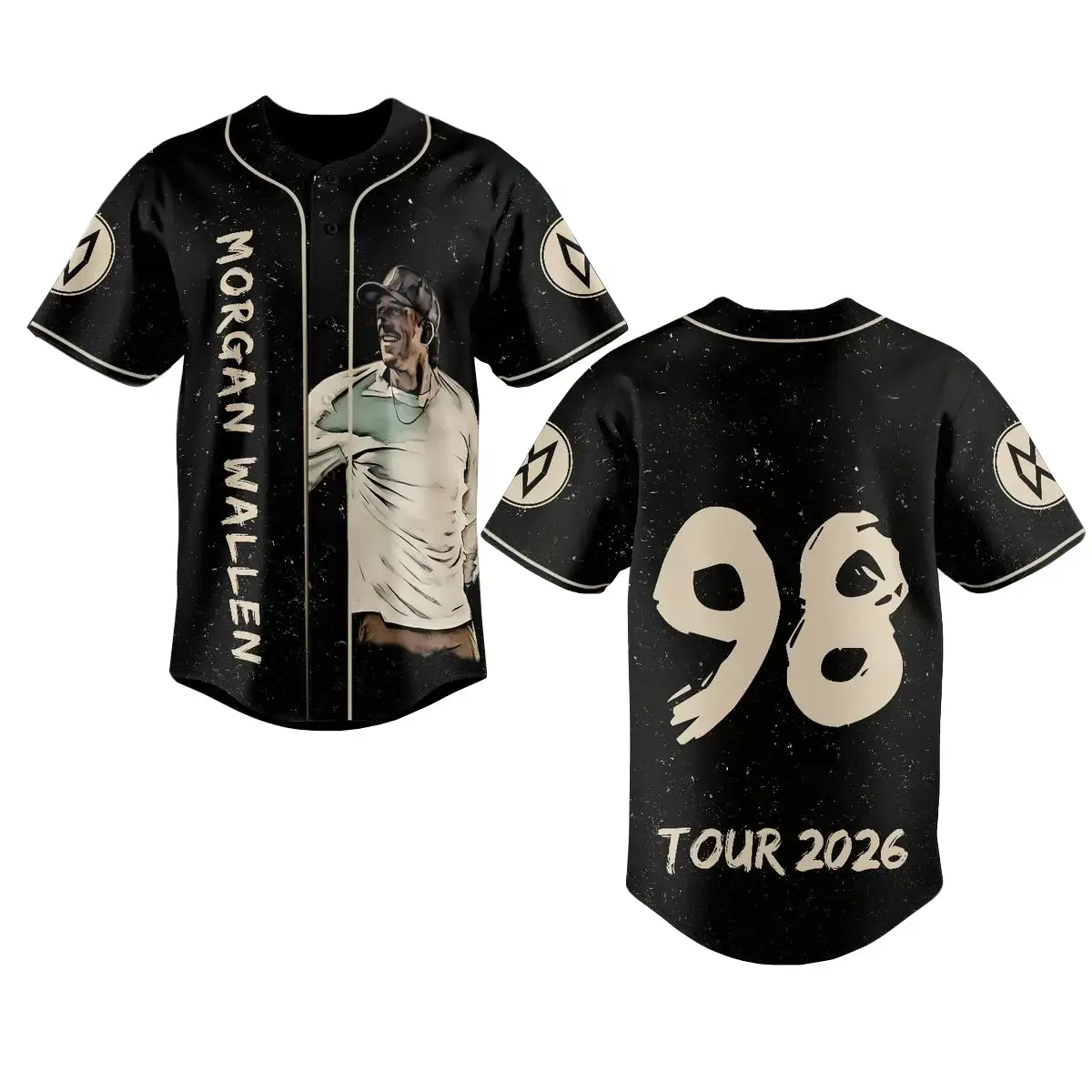 Morgan Wallen Still the Problem Tour 2026 Baseball Jersey Image