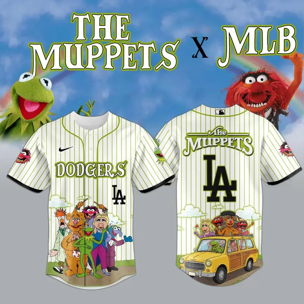 Muppets X Mlb Dodgers Jersey - Limited Edition Fan Merchandise Image