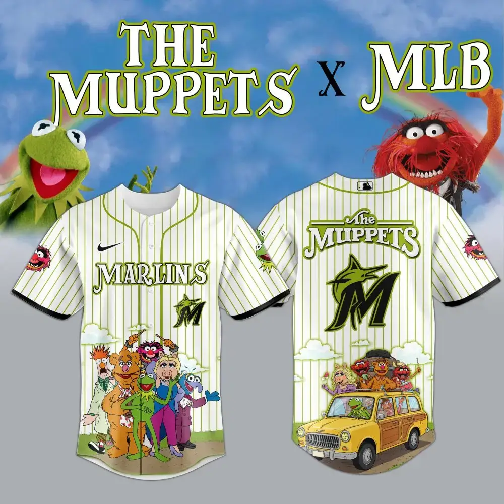 Muppets X Mlb Marlins Jersey - Limited Edition Fan Apparel Image