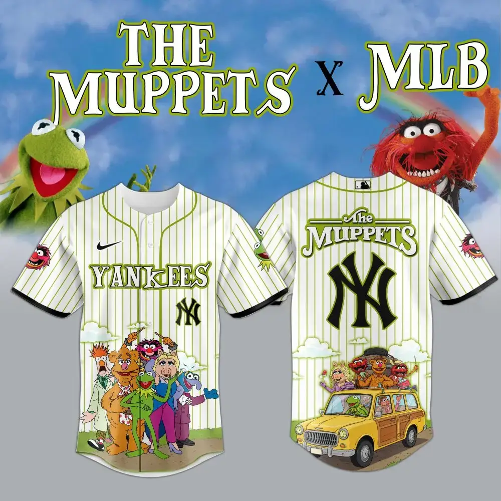Muppets X Mlb Yankees Jersey - Limited Edition Fan Gear For Baseball Lovers Image
