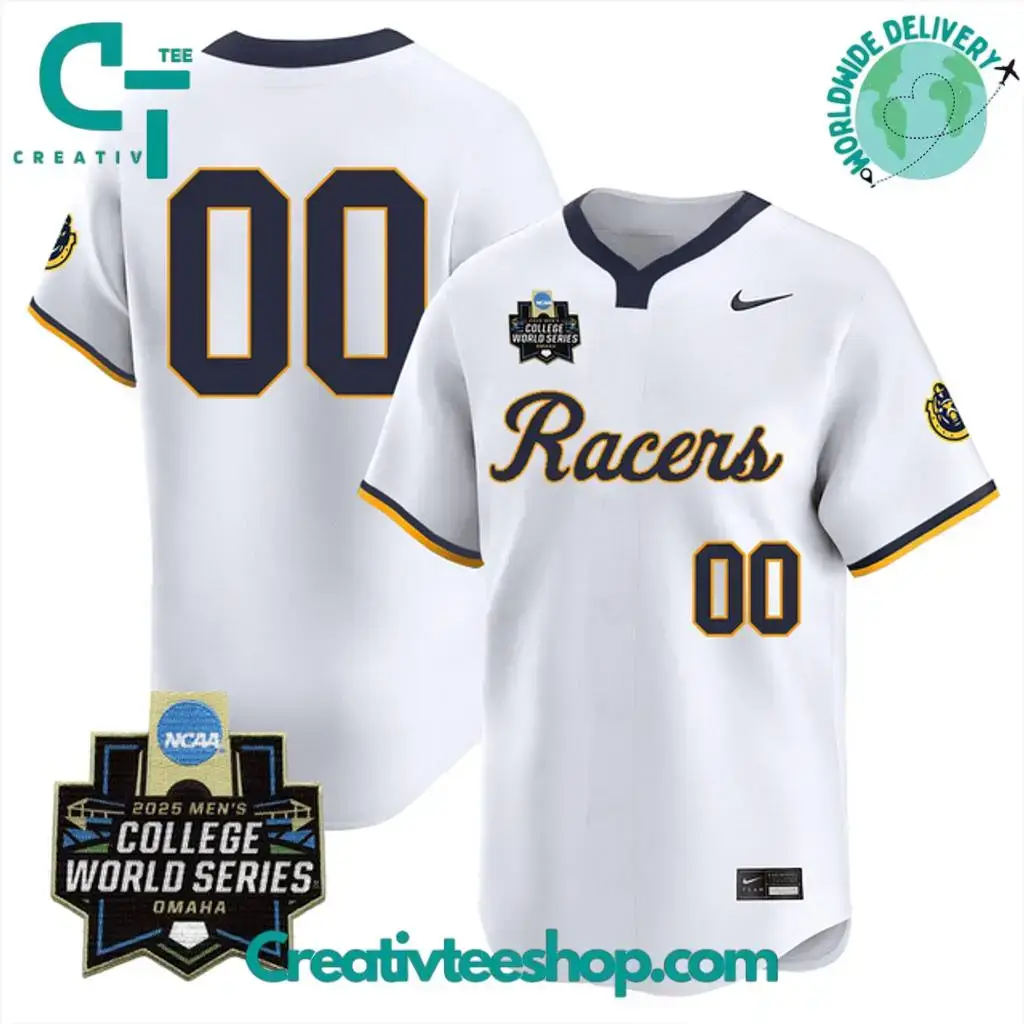 Murray State Racers 2025 College World Series Omaha Special Baseball Jersey Image