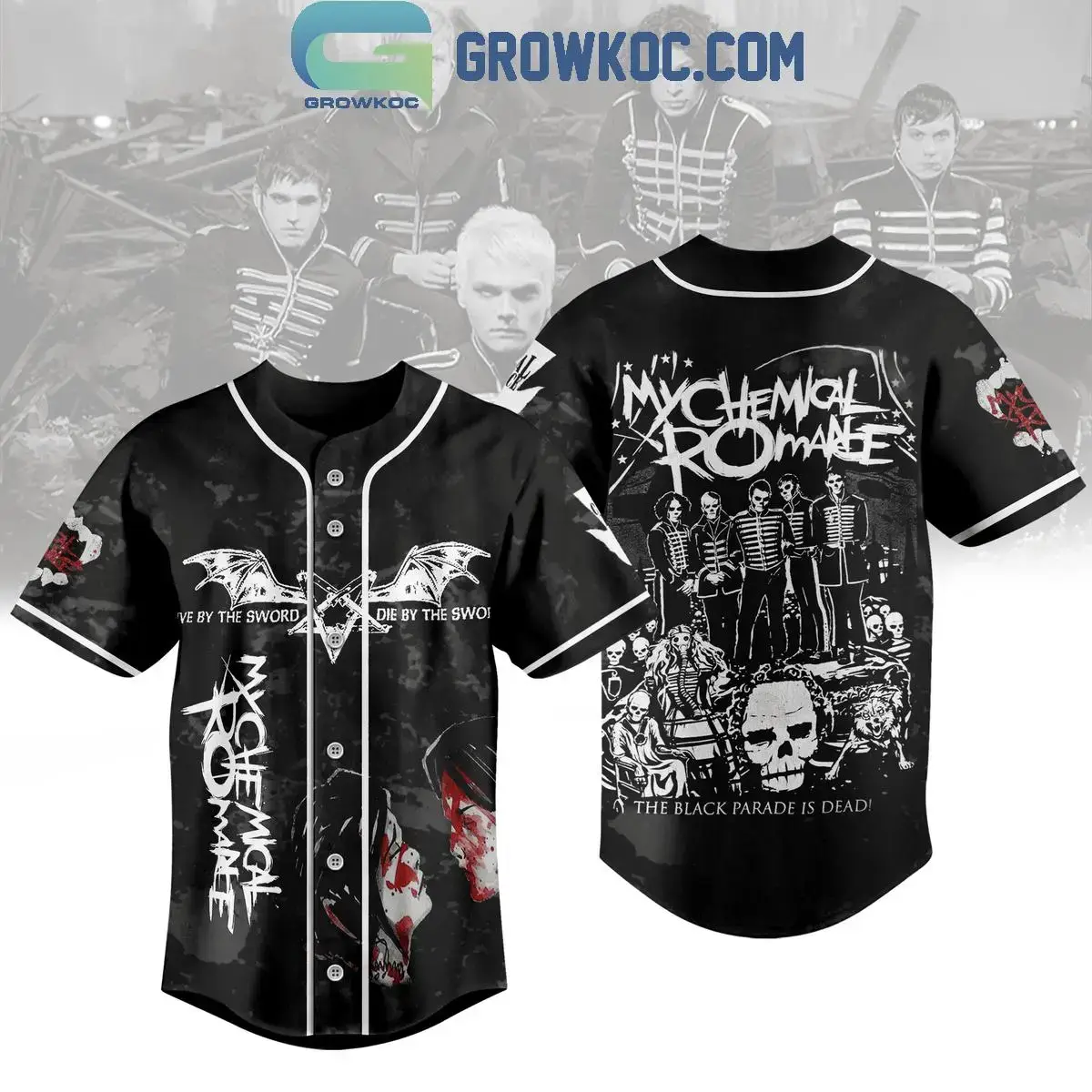 My Chemical Romance The Black Parade Personalized Baseball Jersey Image