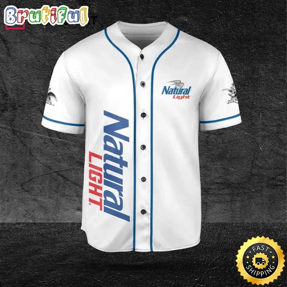 Natural Light Beer Lovers Baseball Jersey Image
