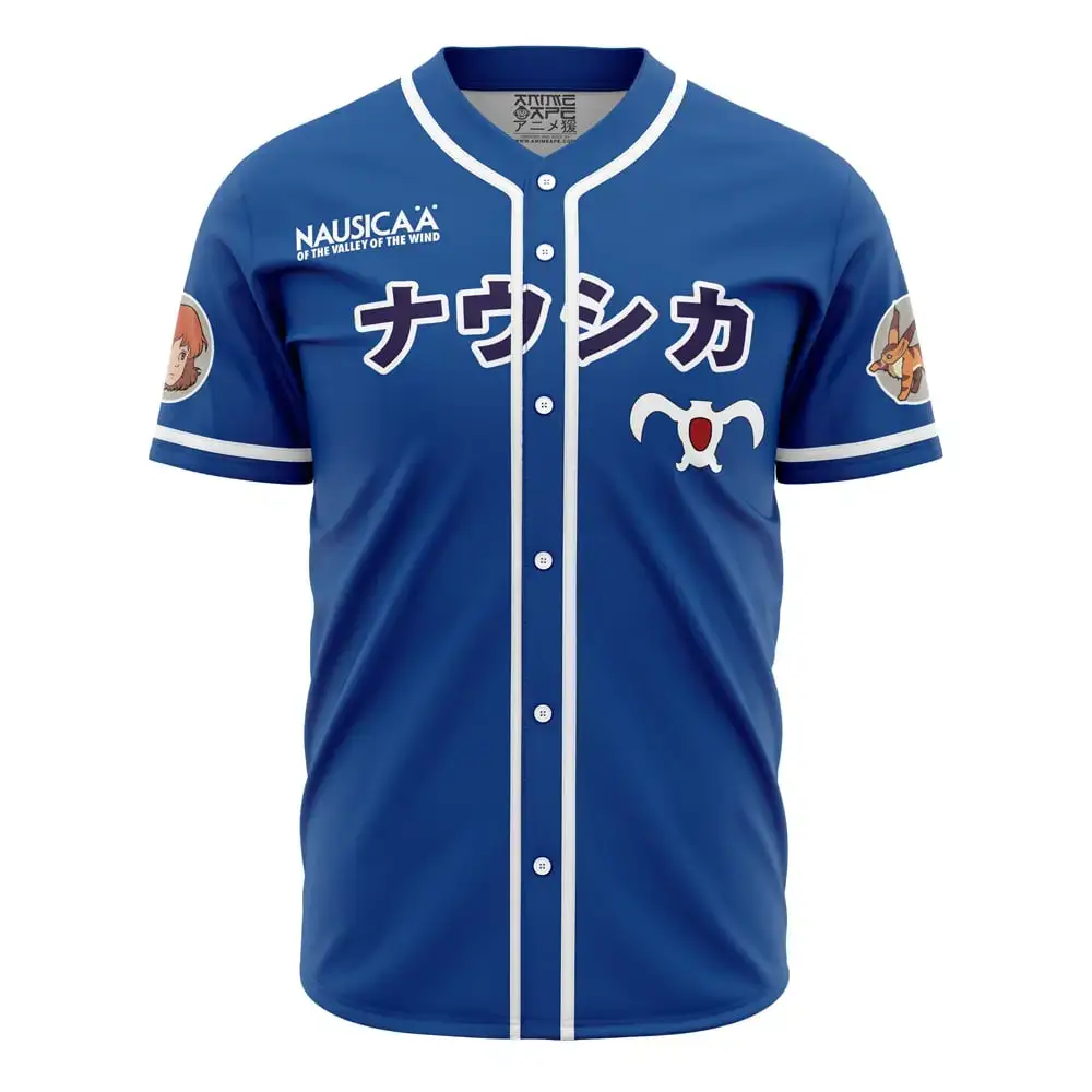 Nausicaa Of The Valley Of The Wind Studio Ghibli Baseball Jersey Image