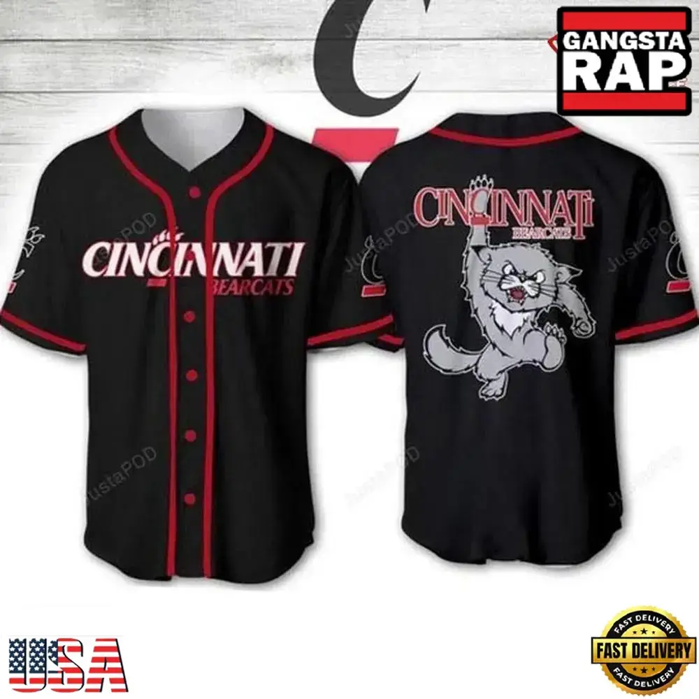 NCAA Cincinnati Bearcats Special Baseball Jersey Image