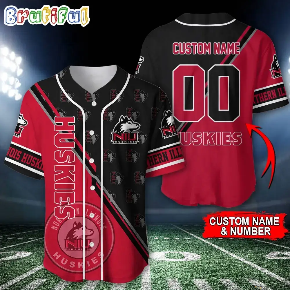 Ncaa Northern Illinois Huskies Baseball Jersey, Custom Sport Jersey Shirt Image