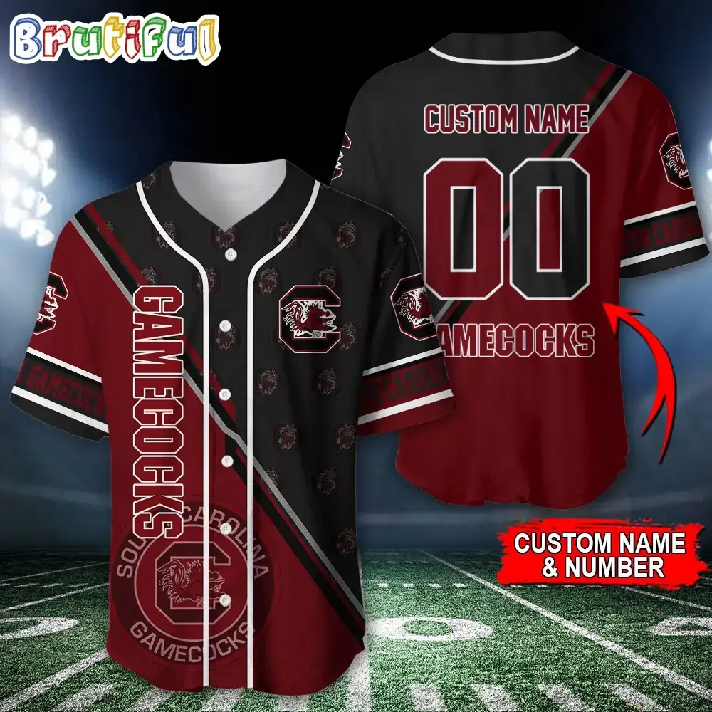 Ncaa South Carolina Gamecocks Baseball Jersey, Custom Sport Jersey Shirt Image