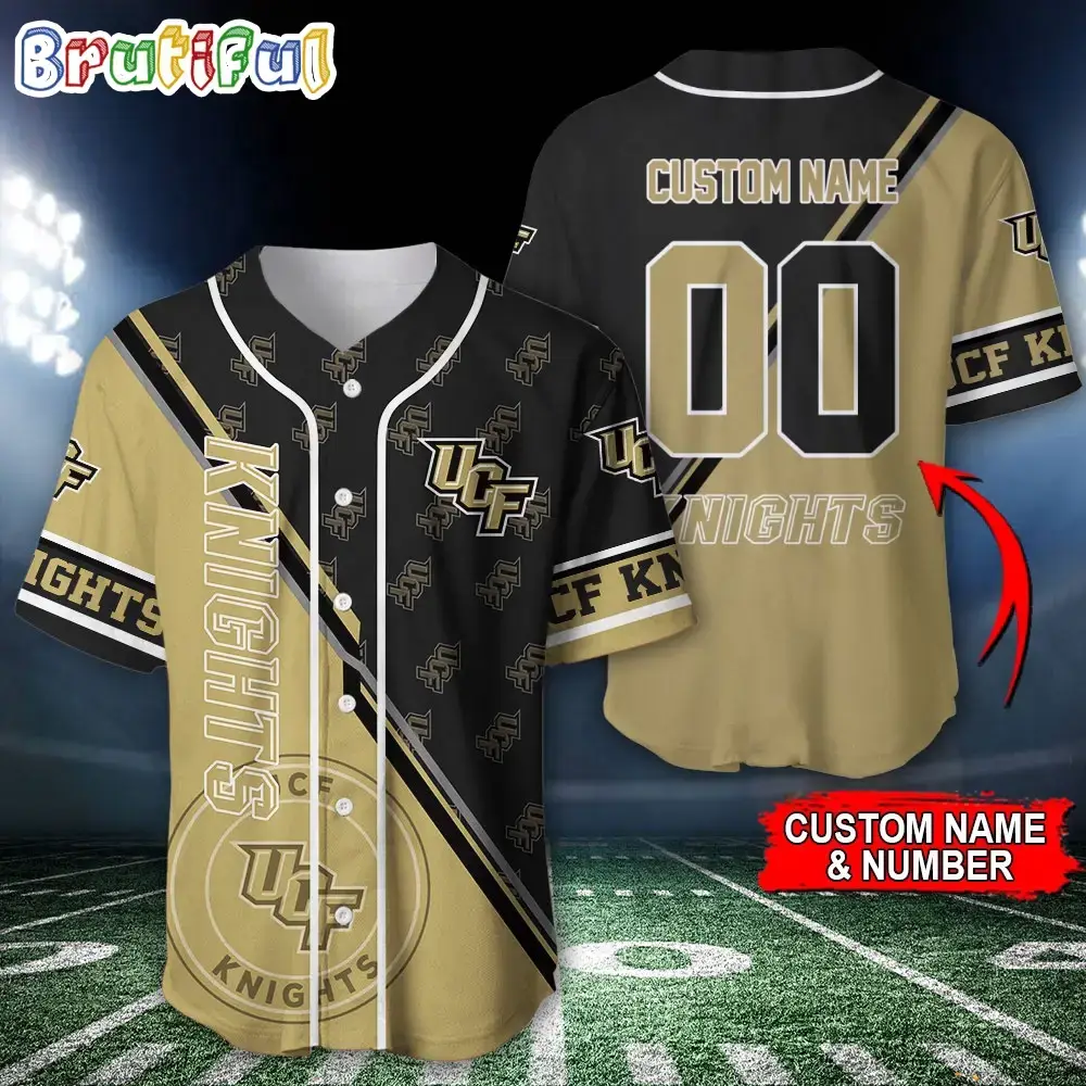 NCAA UCF Knights Baseball Jersey, Custom Sport Jersey Shirt Image