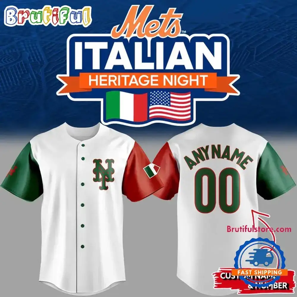 New York Mets 2026 Italian Heritage Celebration Limited Edition Jersey Shirt Image