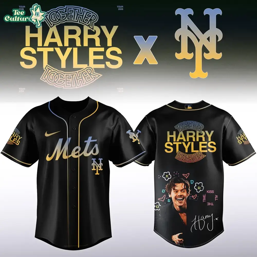 New York Mets Harry Styles Together Together Tour 2026 Inspired Limited Edition Baseball Jersey Image