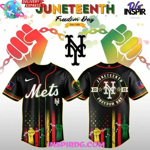 New York Mets Juneteenth Day 2025 Special Jersey Image