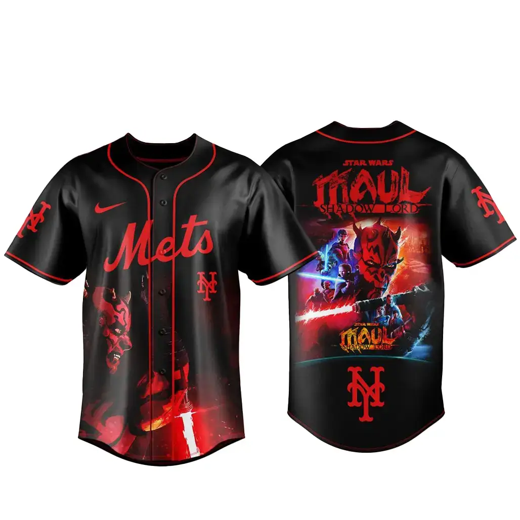 New York Mets Maul Shadow Lord x Star War Night 2026 Baseball Jersey Image