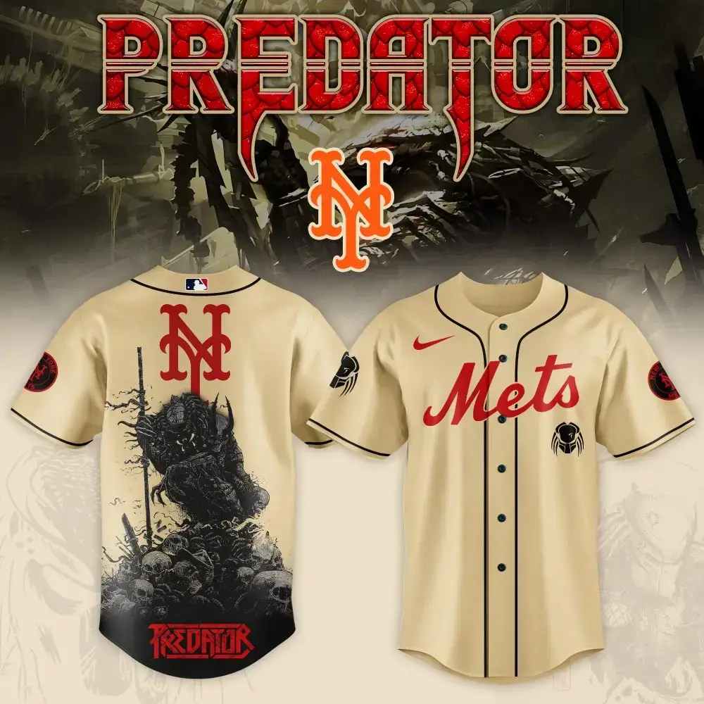 New York Mets Mlb X Predator Custom Baseball Jersey Image