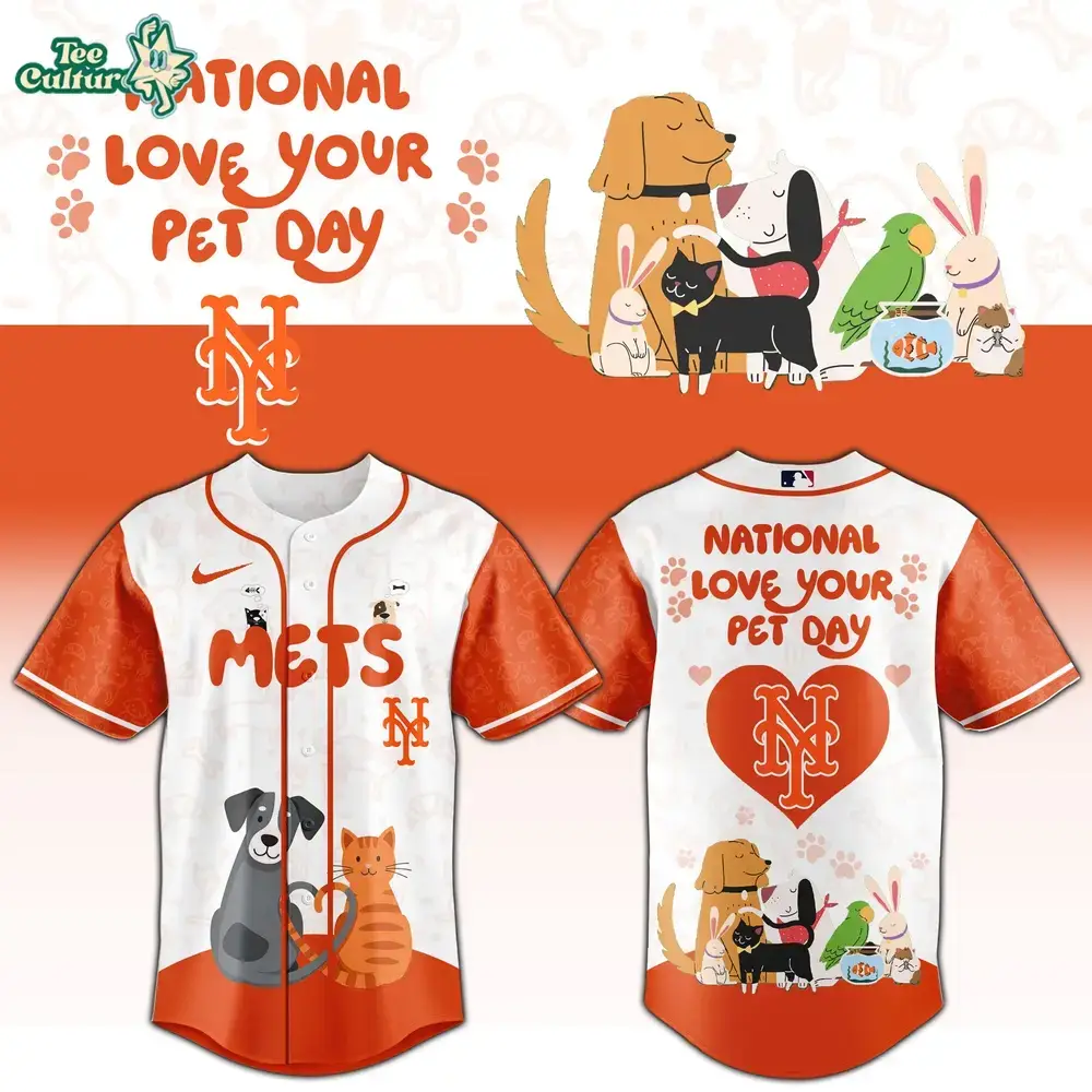 New York Mets National Love Your Pet Day 2026 Limited Release Jersey Image
