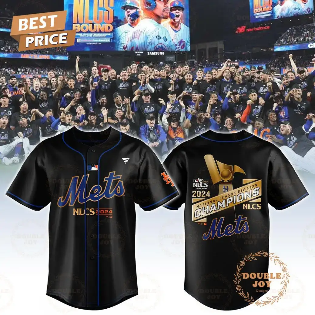 New York Mets NLCS 2024 National League Division Baseball Jersey Image