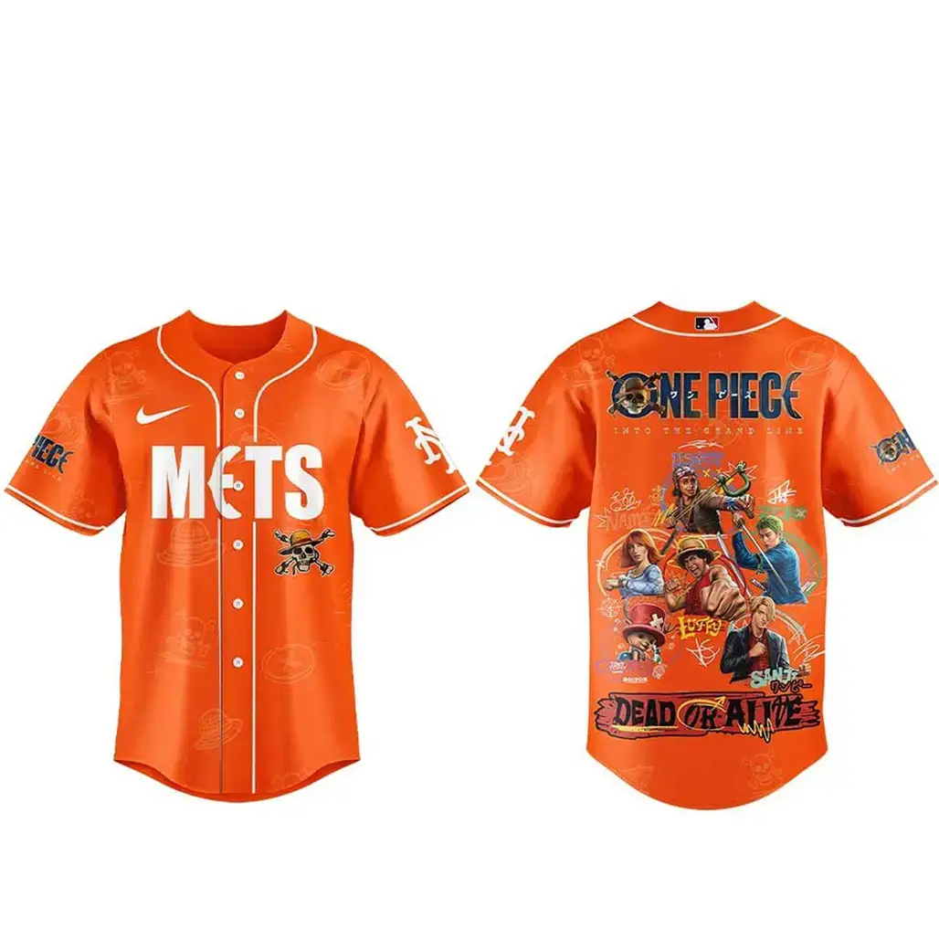 New York Mets One Piece 2026 Dead Or Alive Baseball Jersey Image