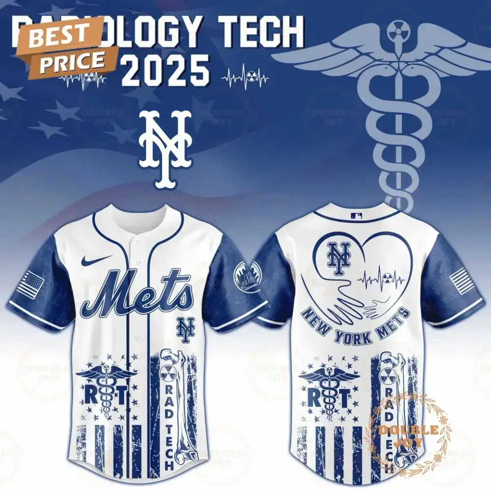 New York Mets Radiology Tech Night 2025 Limited Edition Baseball Jersey Image