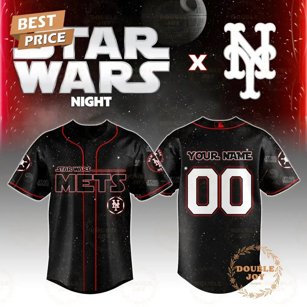 New York Mets Star Wars 2025 Custom Name Limited Edition Baseball Jersey Image