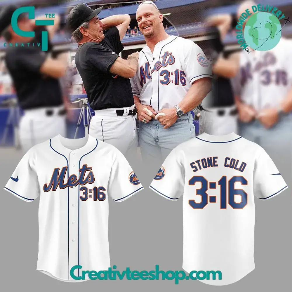 New York Mets Stone Cold 3:16 Special Jersey Image