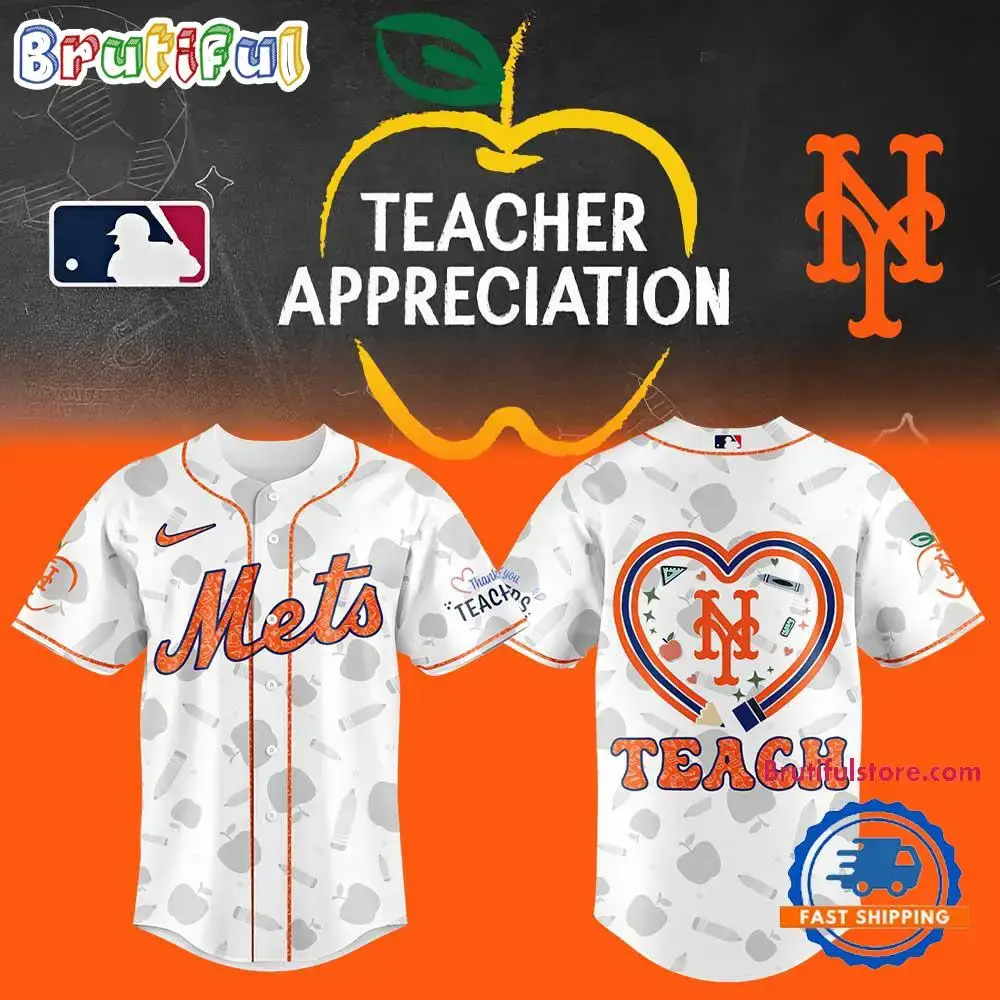New York Mets Teacher Appreciation 2025 Limited Jersey Shirt Image