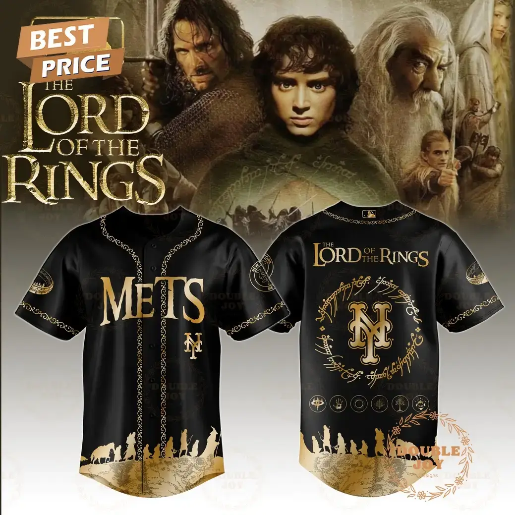 New York Mets The Lord Of The Rings 2025 Limited Edition Baseball Jersey Image