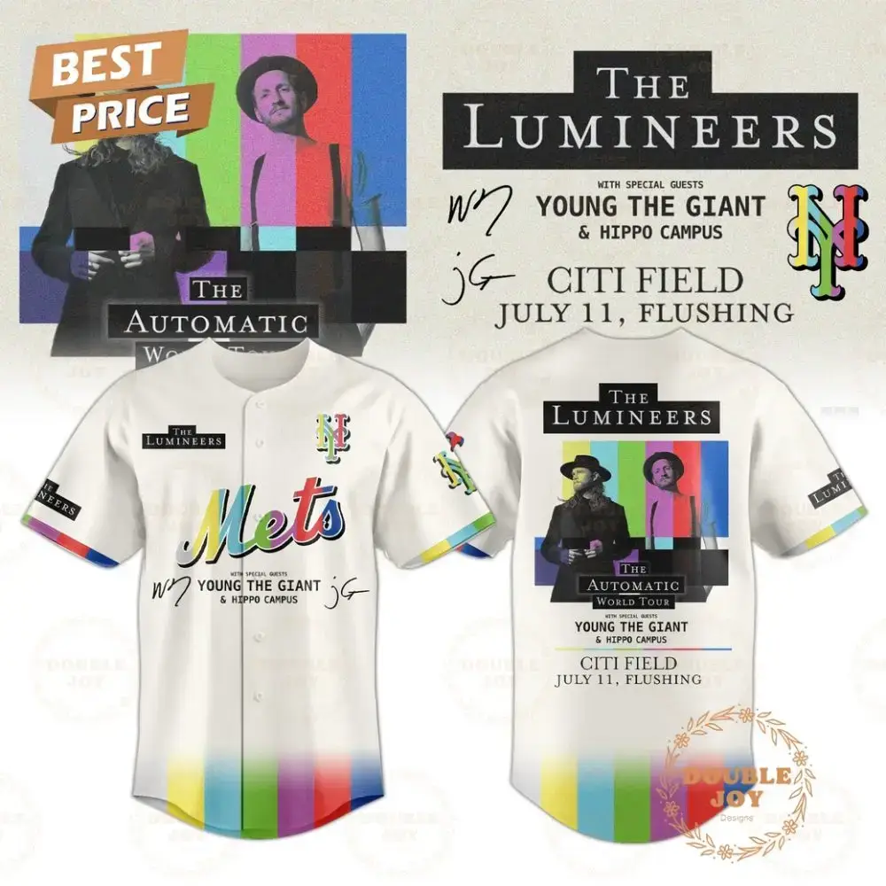 New York Mets The Lumineers 2025 Limited Edition Baseball Jersey Image