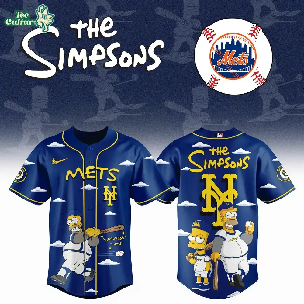 New York Mets The Simpsons 2026 Limited Edition Jersey Jogger Cap Set Image