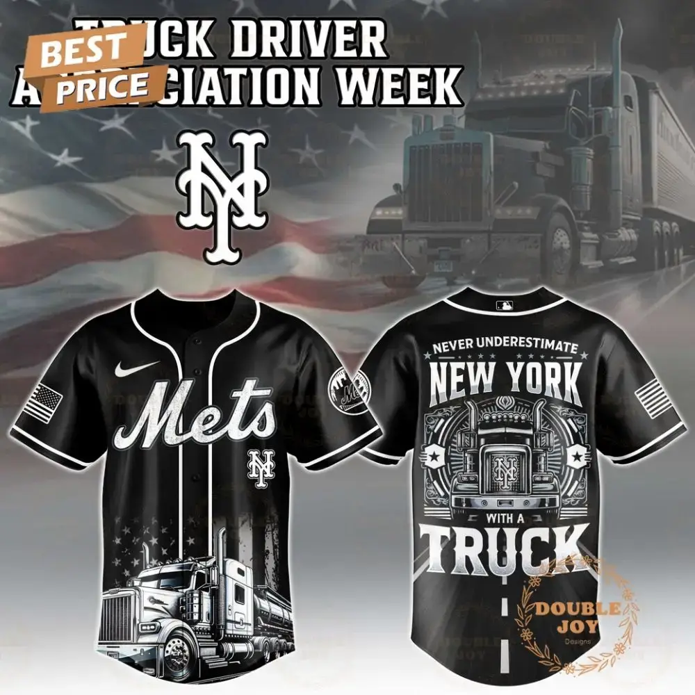 New York Mets Truck Driver Appreciation Week 2025 Limited Edition Baseball Jersey Image