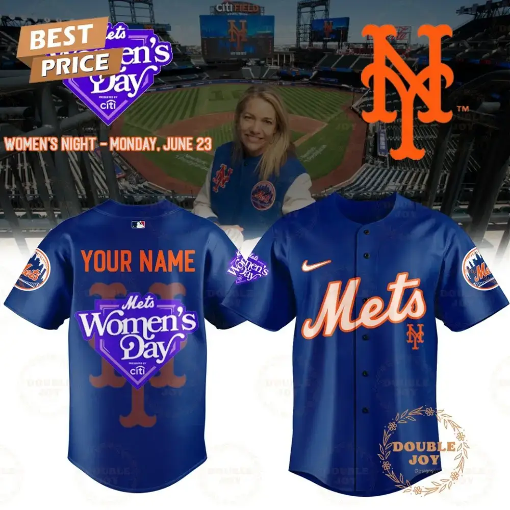 New York Mets Women'S Day 2025 Limited Edition Baseball Jersey Image