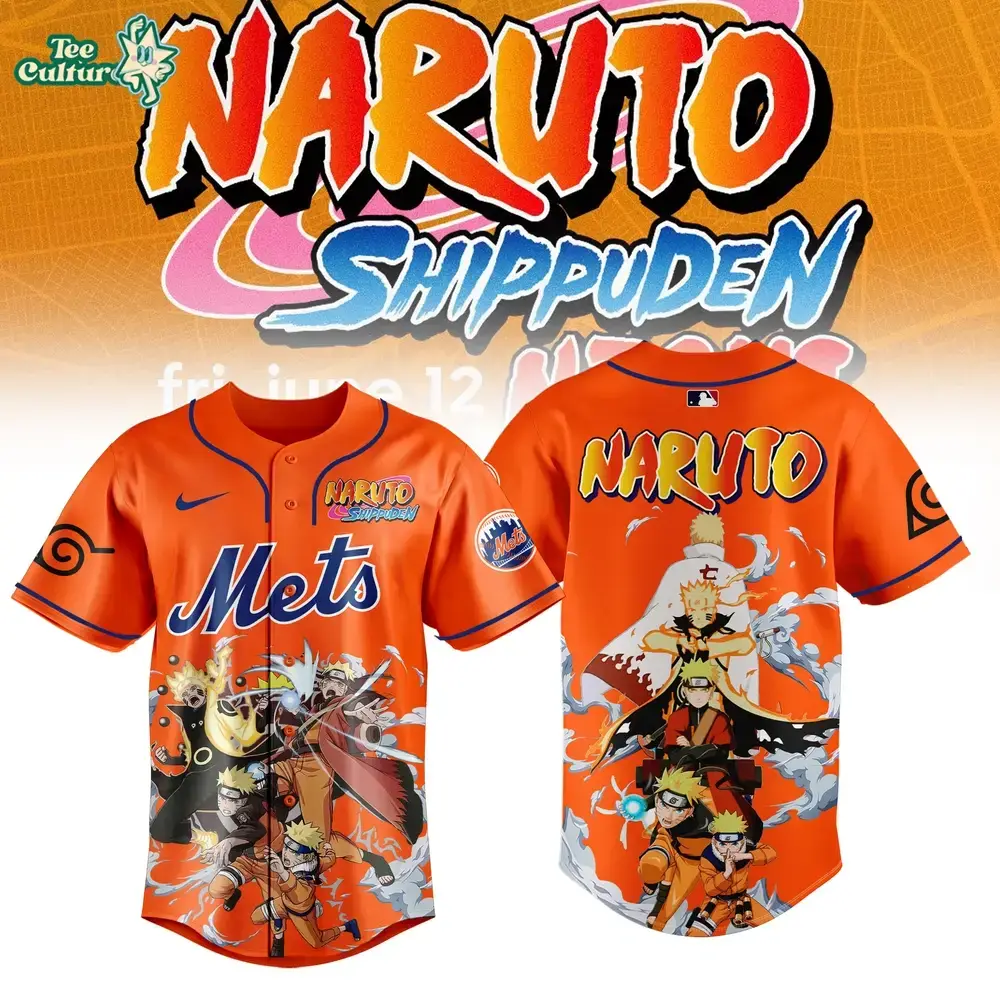 New York Mets x Naruto Game Night 2026 Baseball Jersey Limited Edition Image
