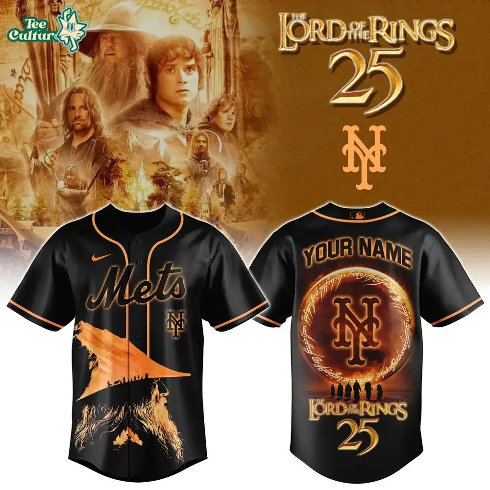 New York Mets x Ring of Power Custom Name Edition 2026 Jersey Image