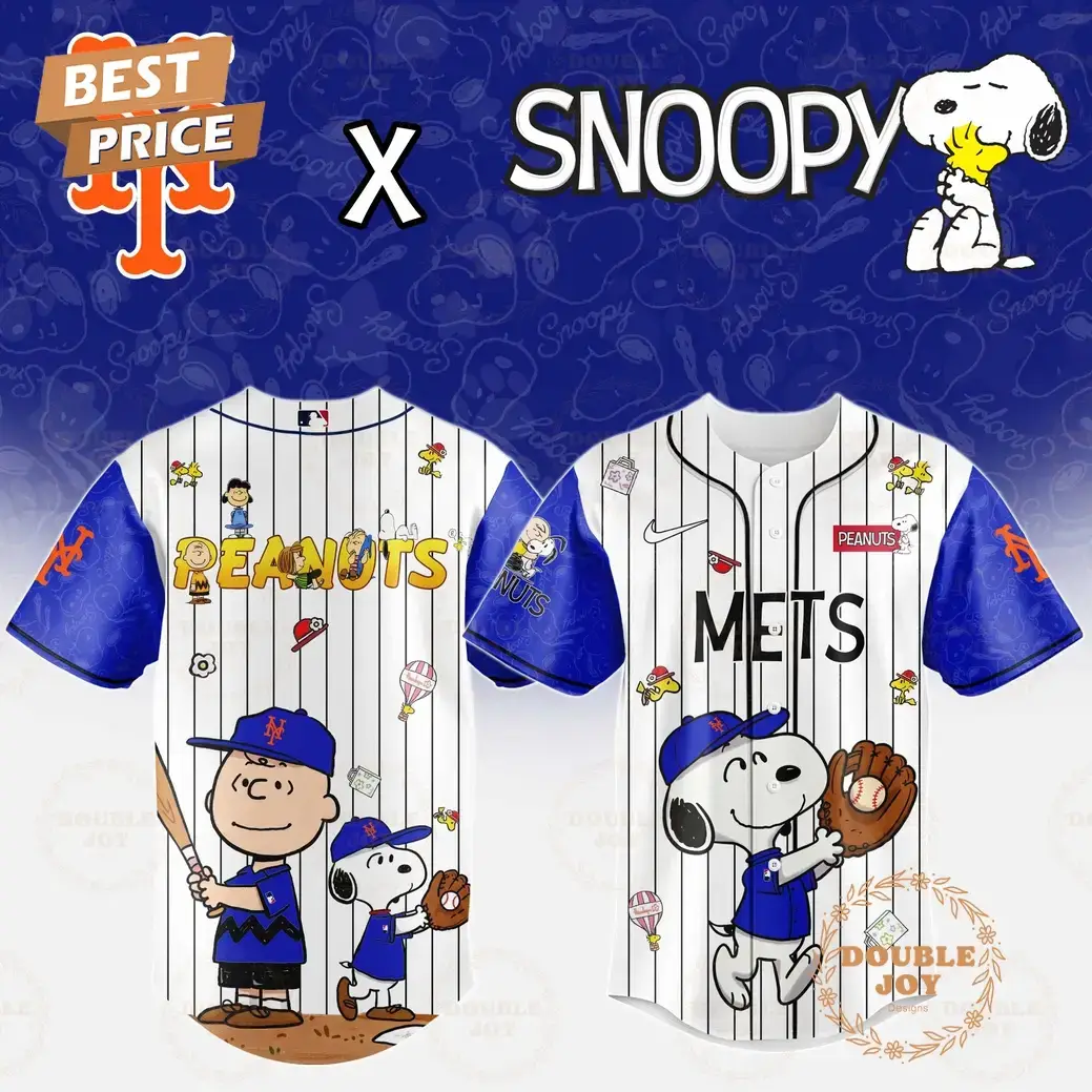 New York Mets x Snoopy 2025 Limited Edition Baseball Jersey Image