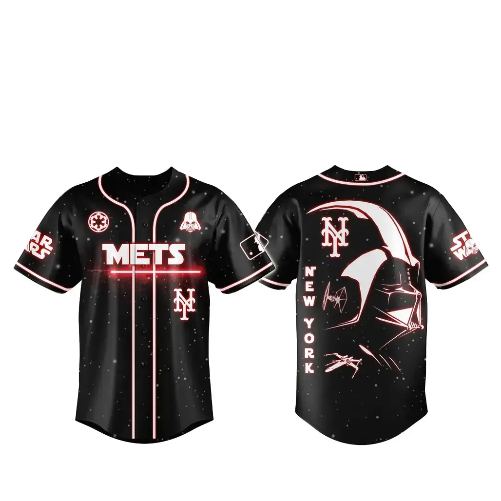 New York Mets x Star Wars Darth Vader 2026 Baseball Jersey Image