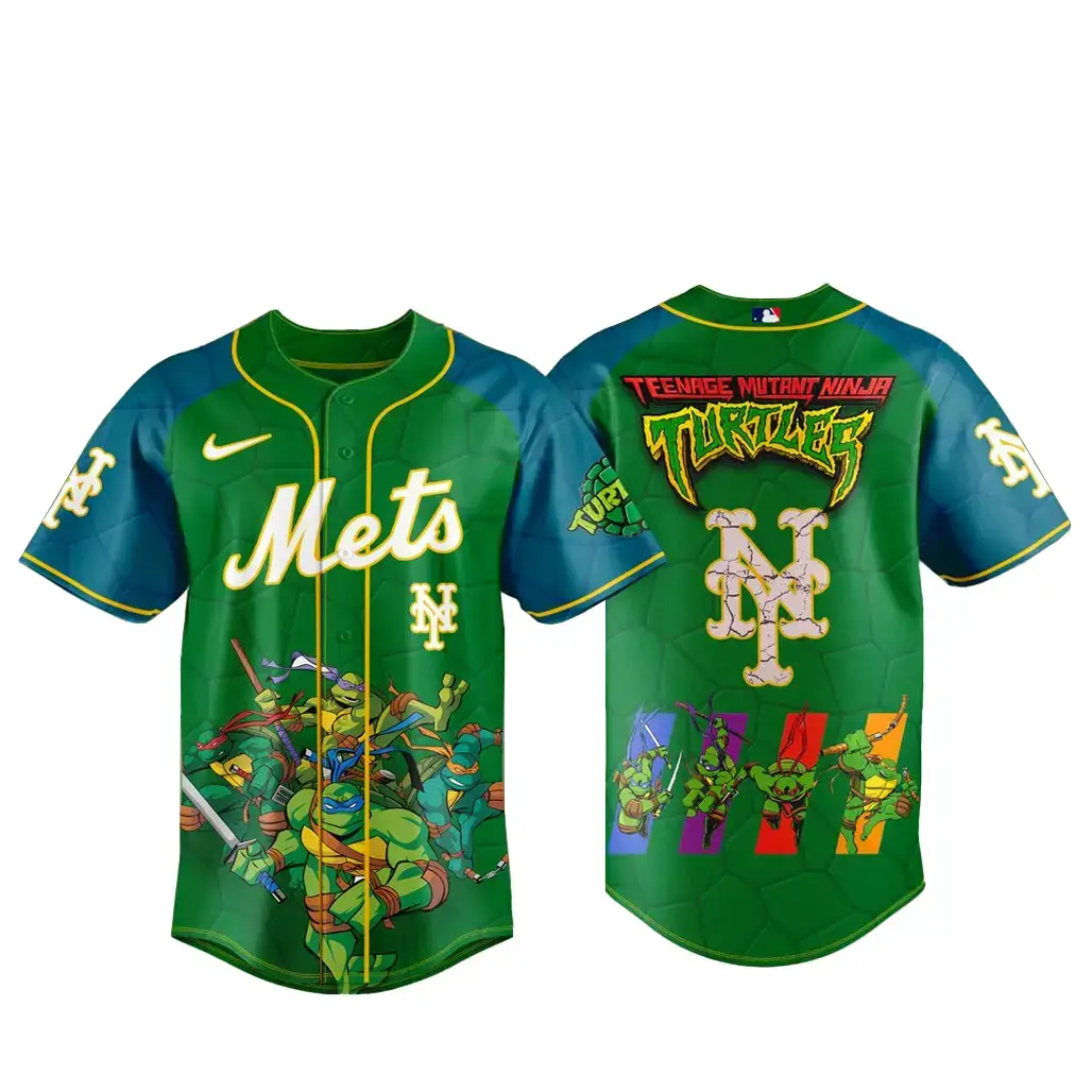 New York Mets x Teenage Mutant Ninja Turtles 2026 Baseball Jersey Image
