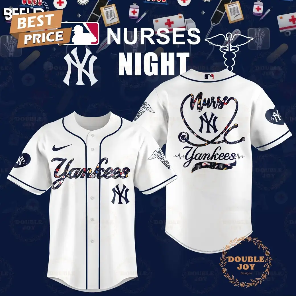 New York Yankees 2025 Nurses Night Special Edition Baseball Jersey Image