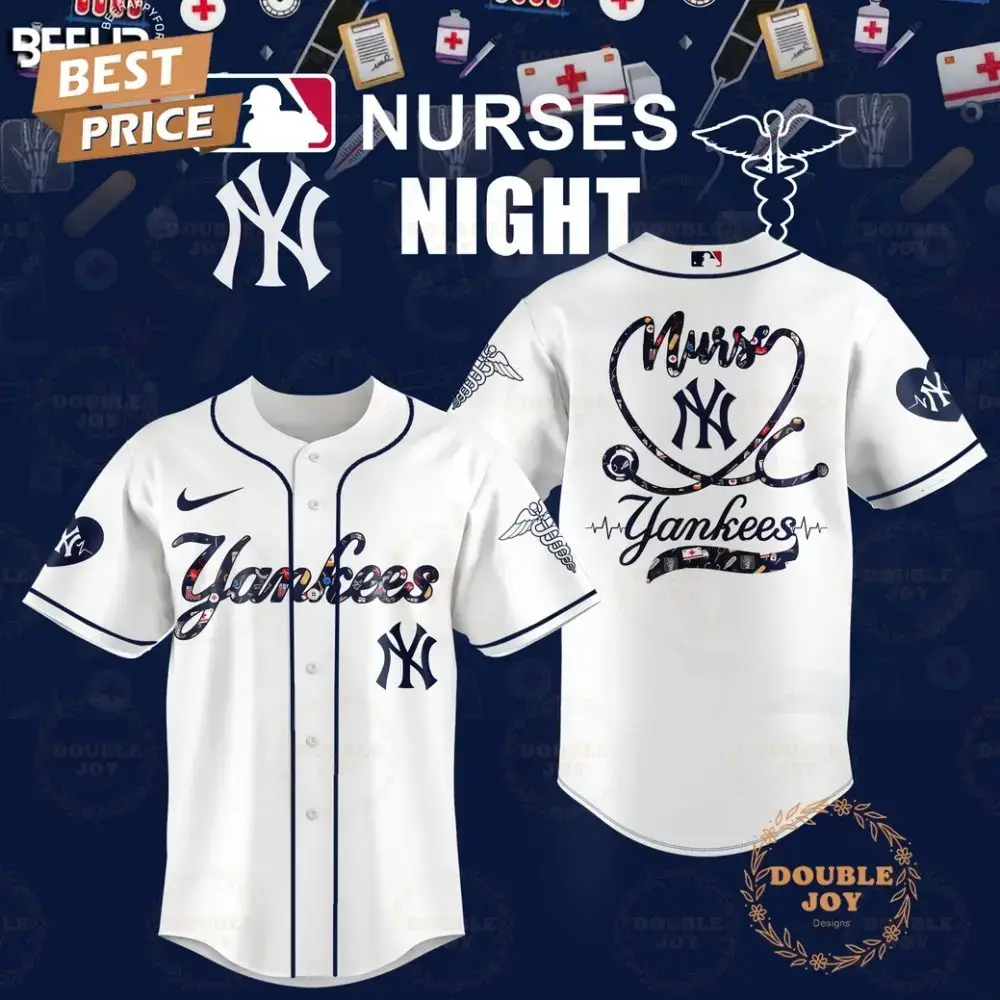 New York Yankees 2025 Nurses Night Special Edition Baseball Jersey Image