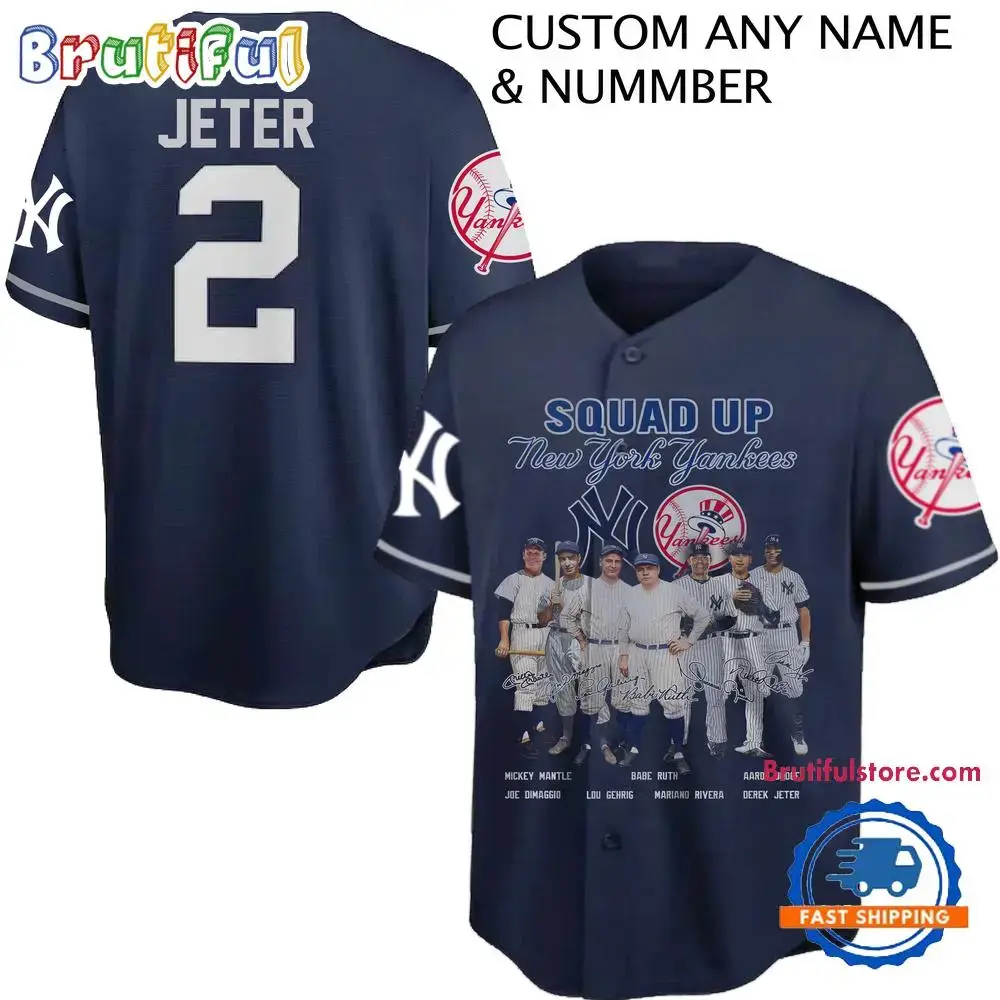 New York Yankees 2025 Team Player Limited Edition Baseball Jersey Image